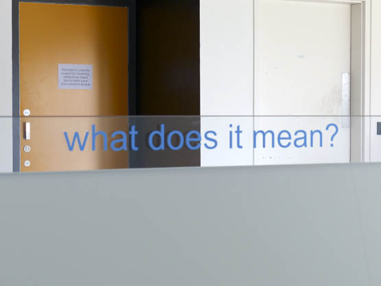 Philip Bradshaw, Installation view, That's Not What I Meant, Firstsite, Colchester, 2015,, the garden looks nice